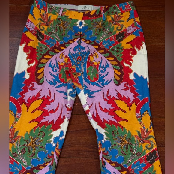 Etro Vibrant Multicolor  Pants - Picture 2 of 12
